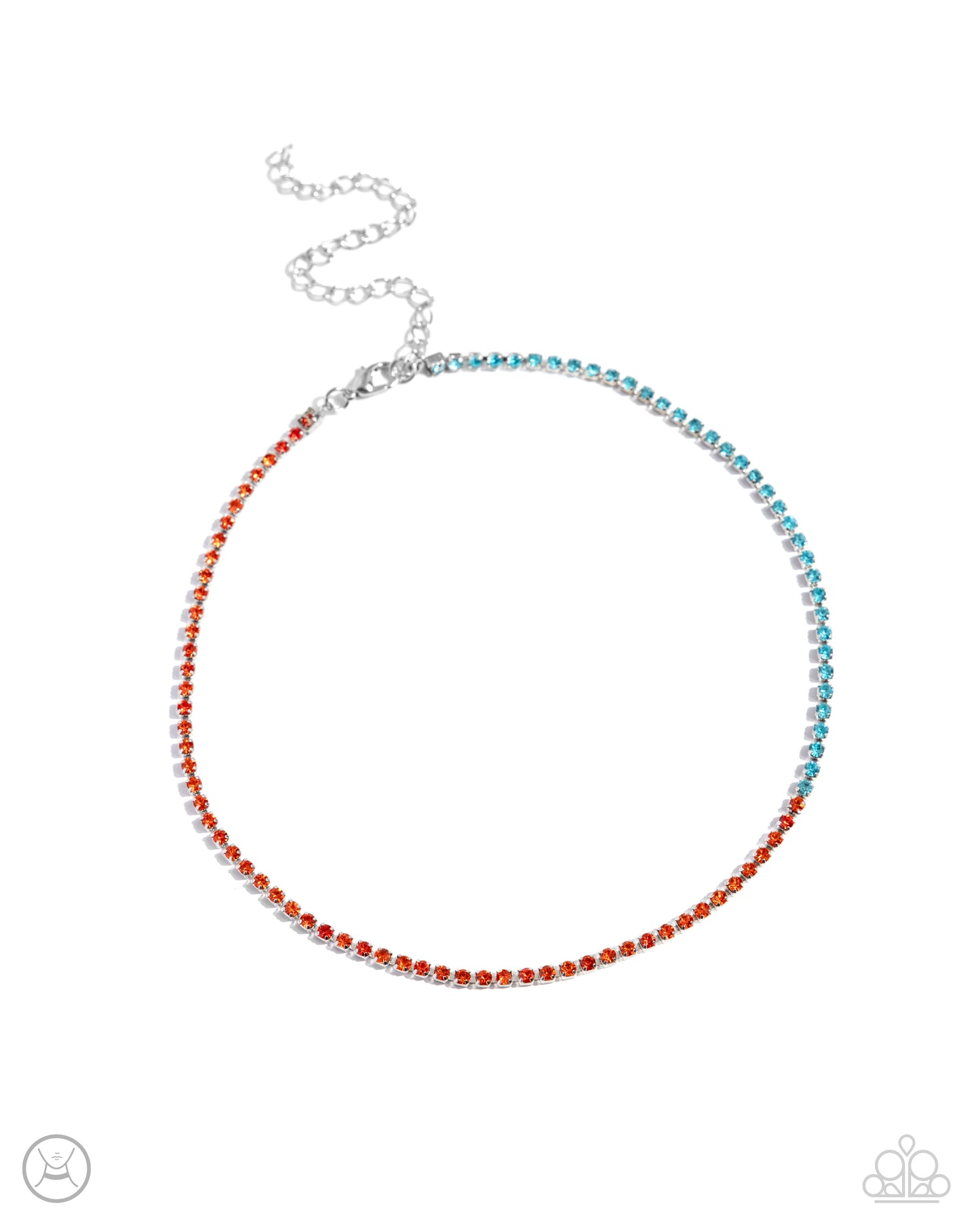 Dedicated Duo - Orange Necklace