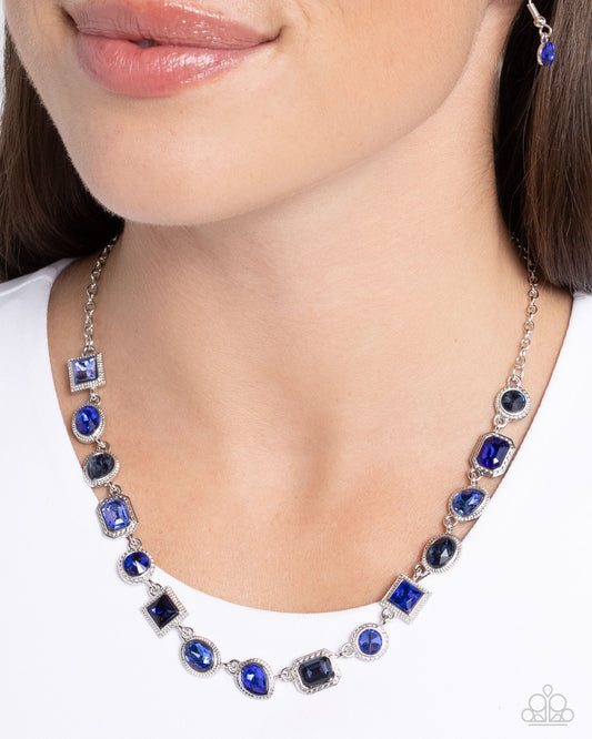 Gallery Glam - Blue Necklace