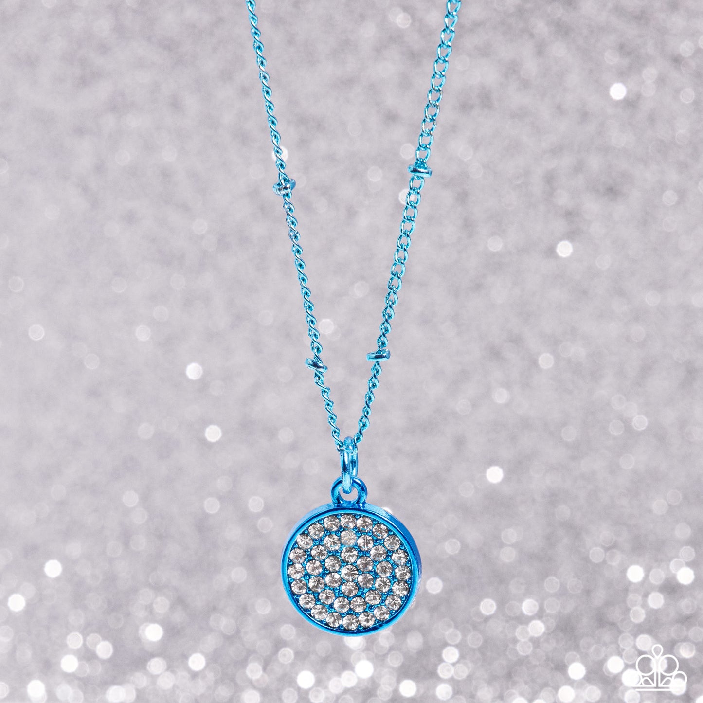 Bejeweled Basic - Blue Necklace