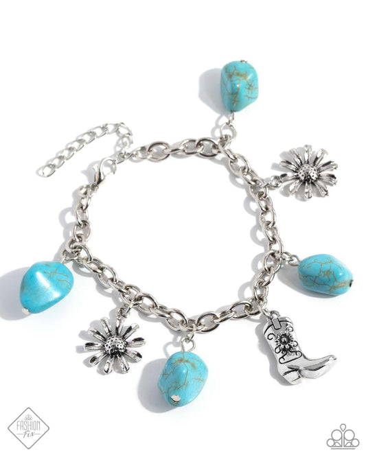 Badlands Beau - Blue Bracelet - Exclusive Fashion Fix June 2024