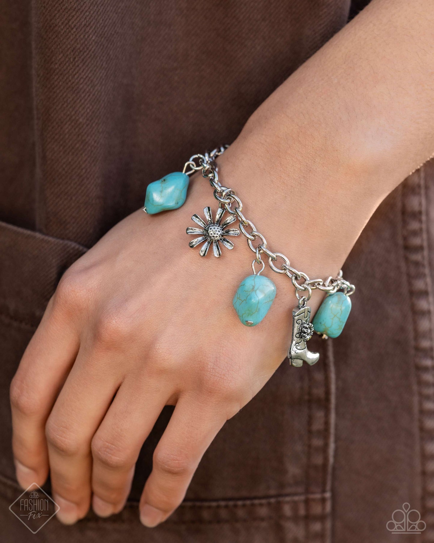 Badlands Beau - Blue Bracelet - Exclusive Fashion Fix June 2024