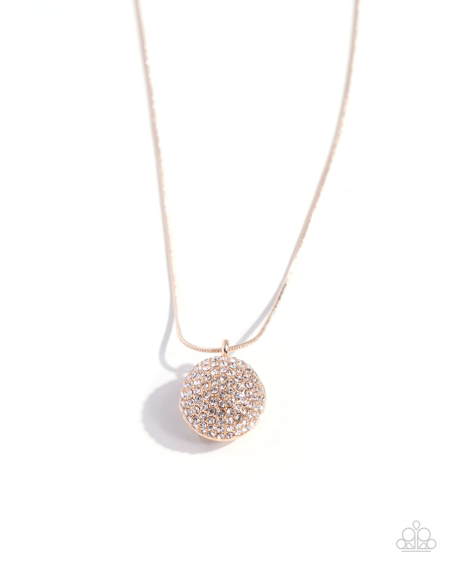 Bedazzled Bravado - Rose Gold Necklace