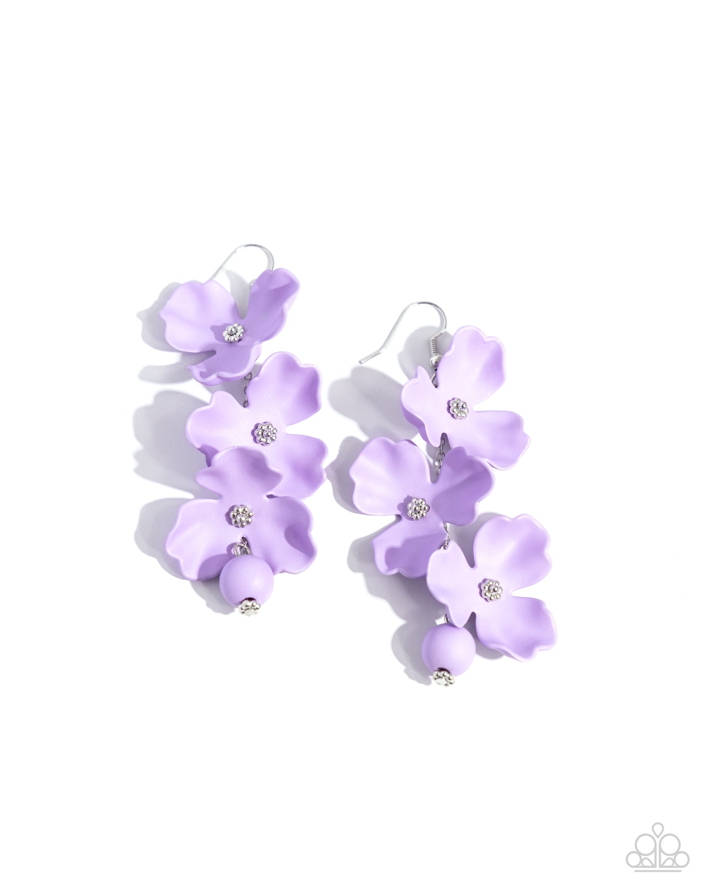 Plentiful Petals - Purple Earring