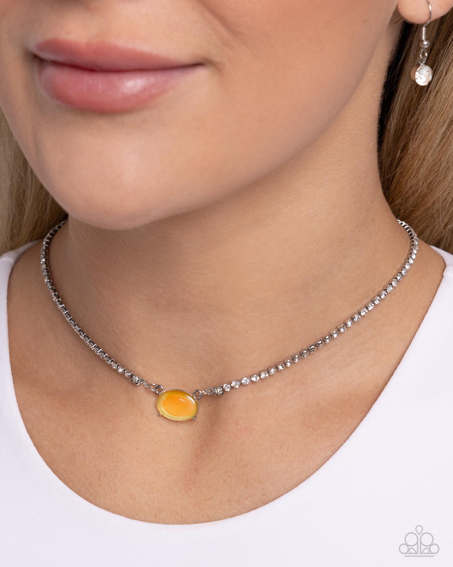 Dynamic Delicacy - Yellow Necklace