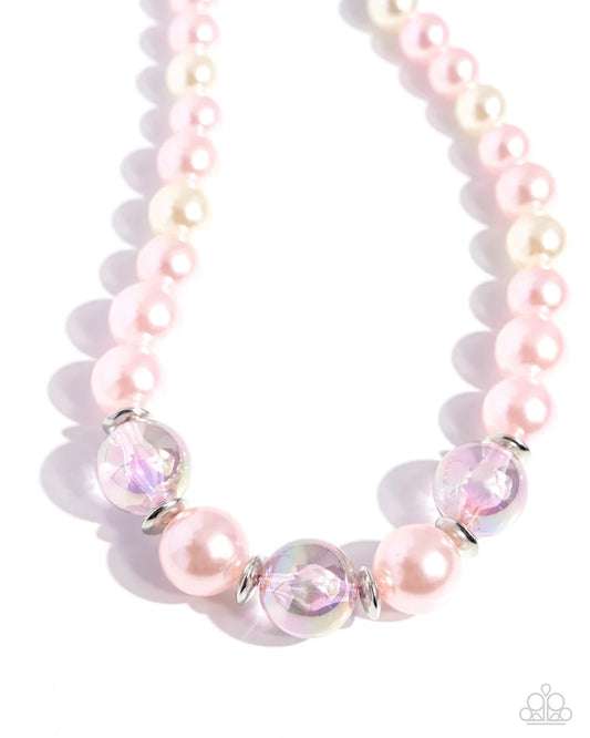 Just Another Pearl - Pink Iridescent Necklace