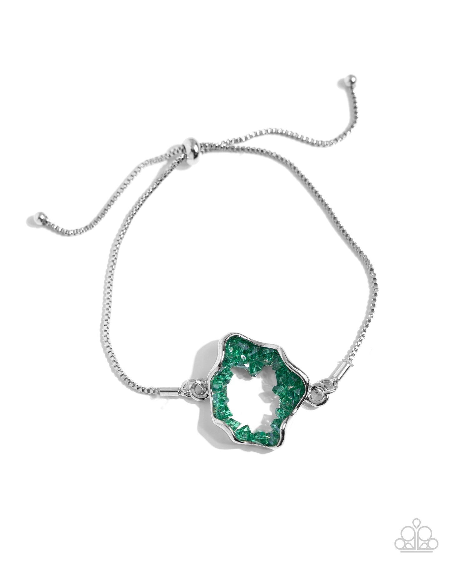 Geode Greeting - Green Bracelet