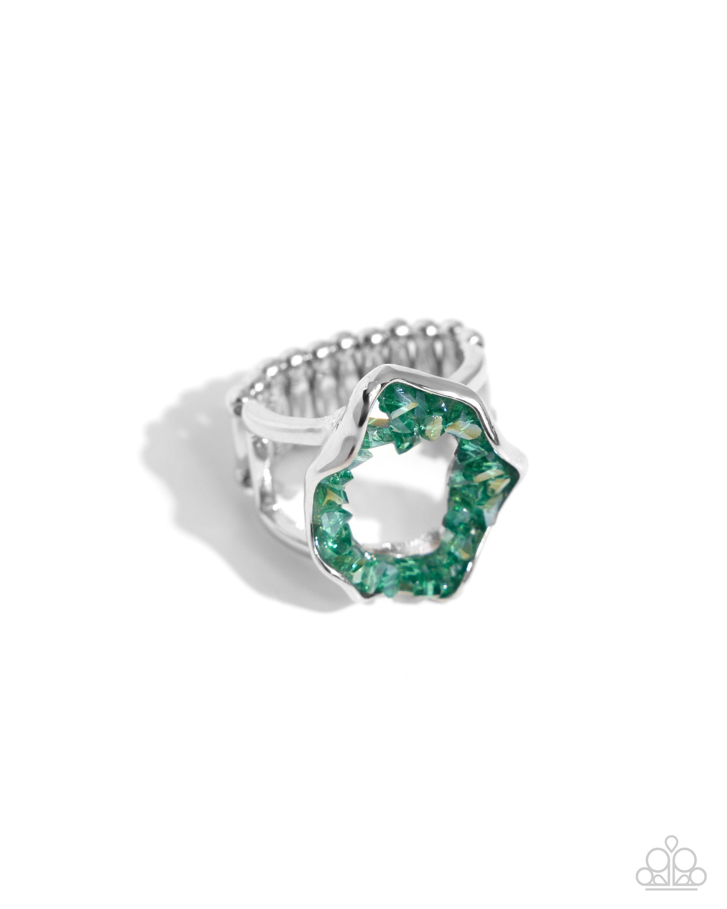 Geode Grace - Green Ring Ring