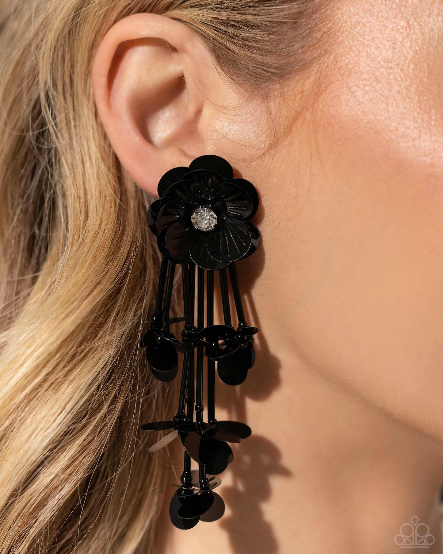 Floral Future - Black Post Earring - Life of the Party April 2024