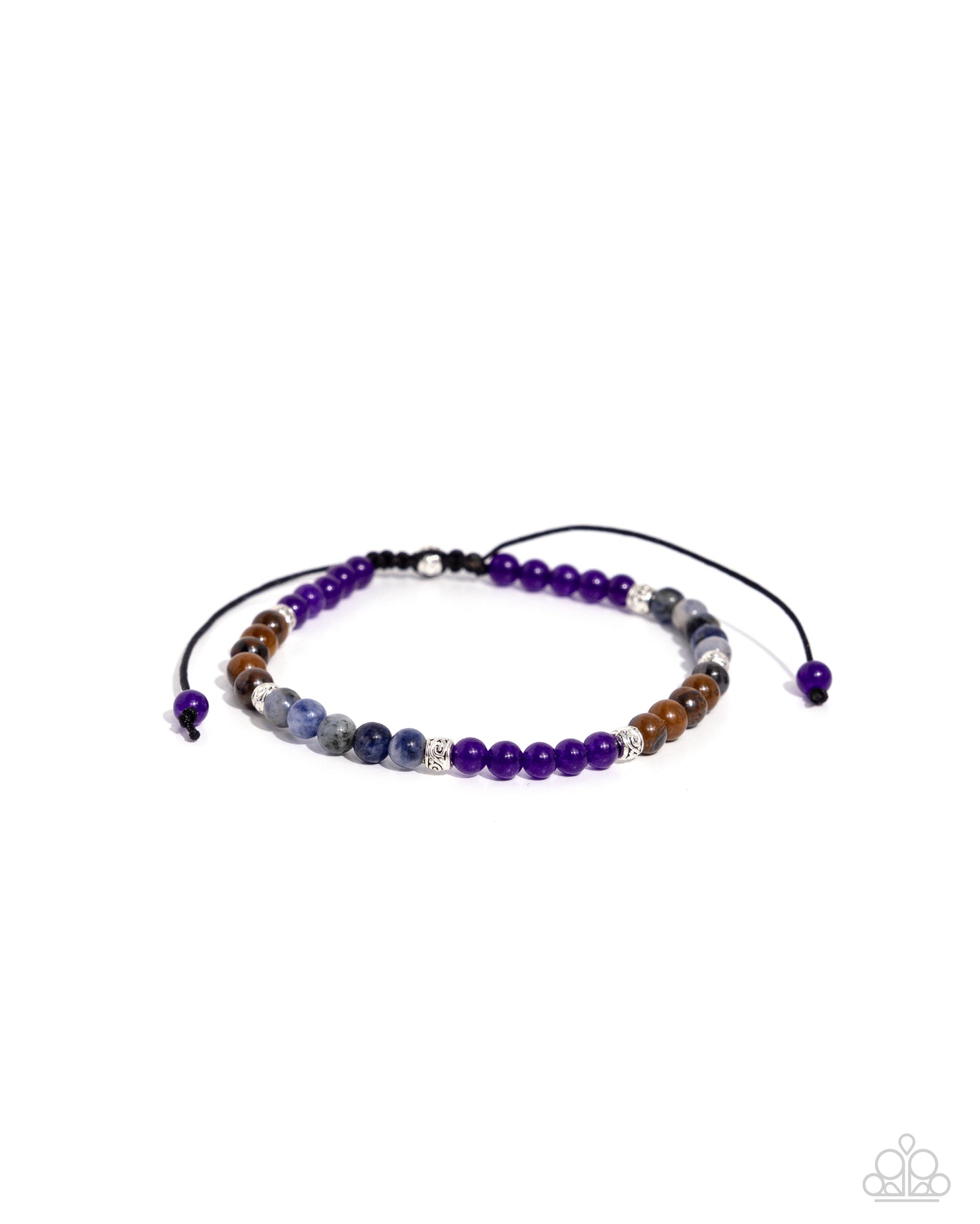 Multicolored Melody - Purple Bracelet