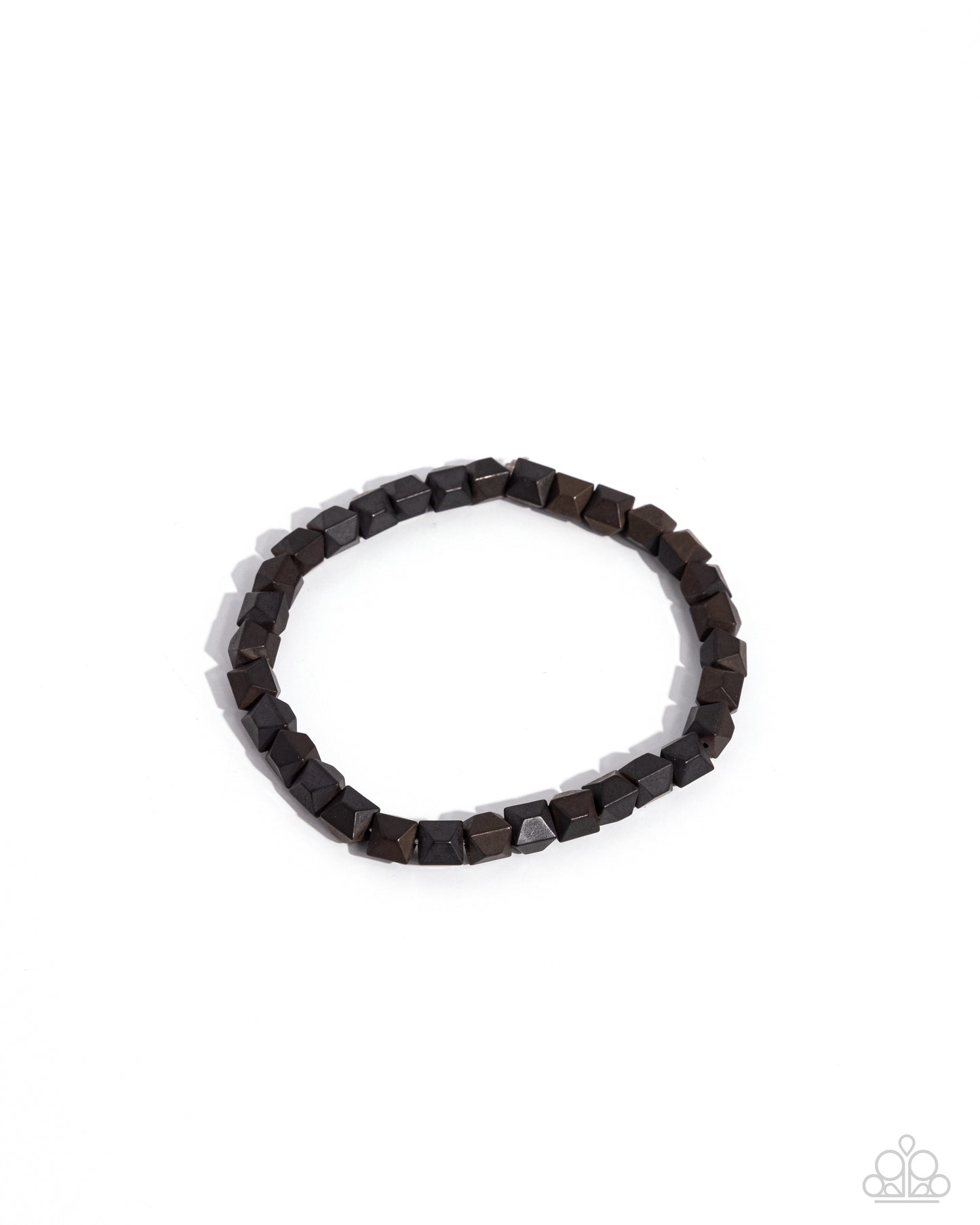 Faceted Finale - Black Bracelet