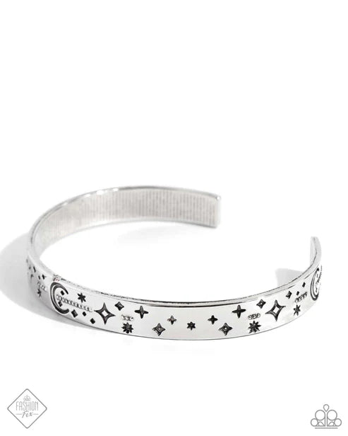 Celestial Captain - Silver Cuff Bracelet - Exclusive Fashion Fix June 2024