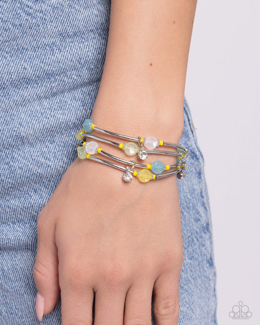 Scattered Sheen - Yellow Bracelet