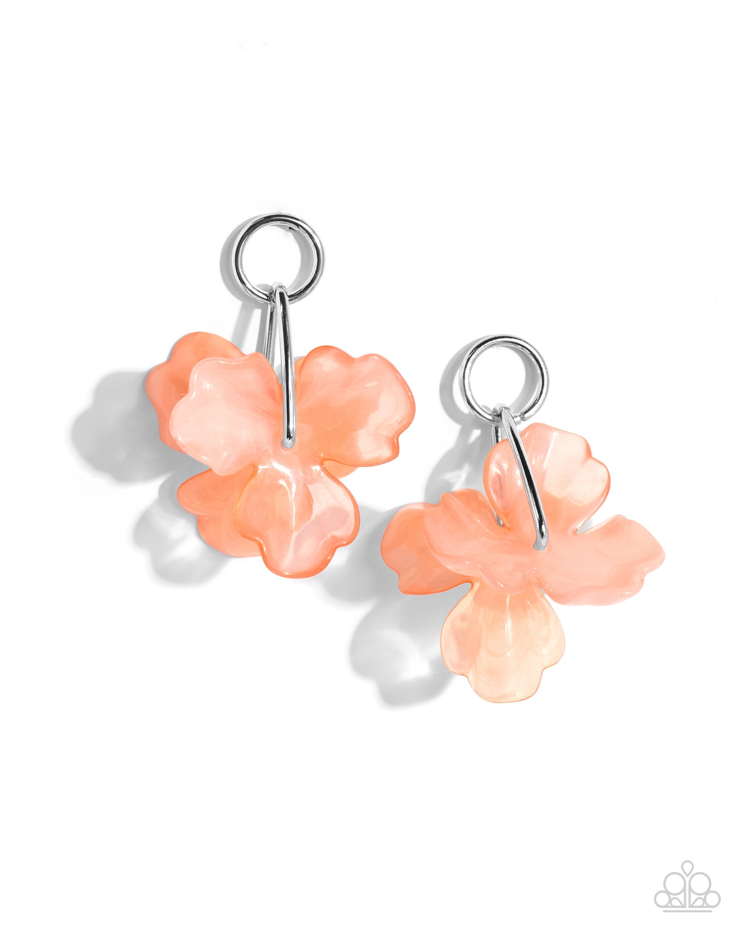 Glassy Garden - Orange Earring