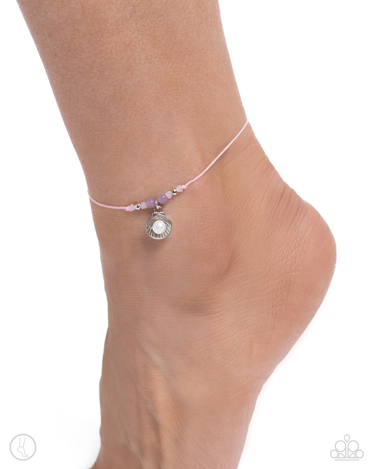 Oyster Overture - Pink Anklet