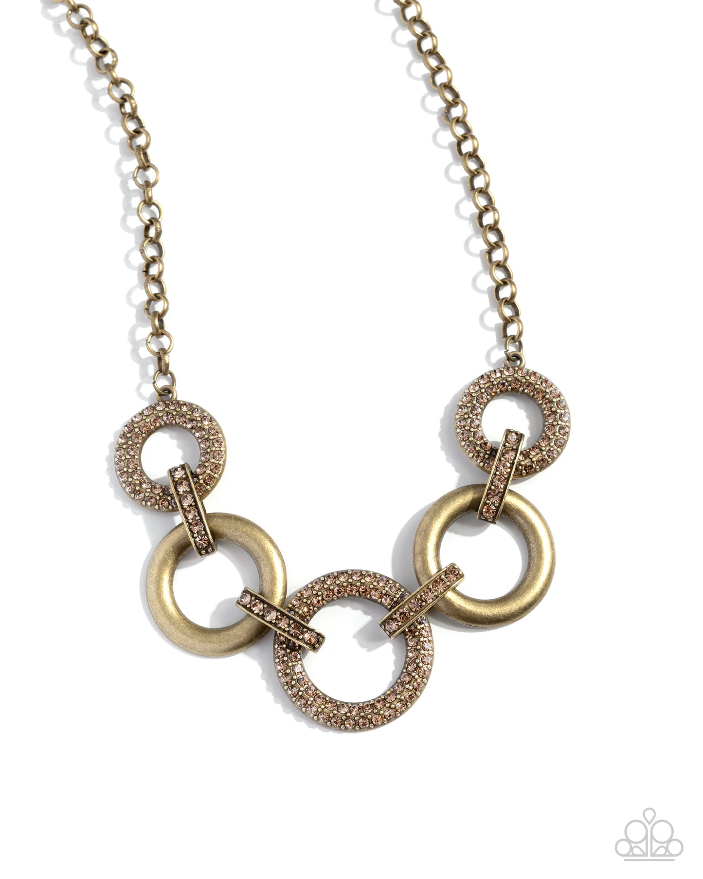 Cosmopolitan Confidence - Brass Necklace