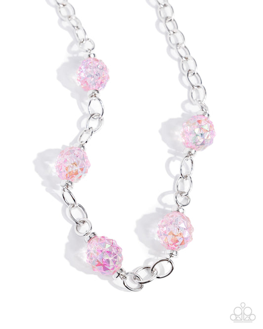 Gentle Glass - Pink Necklace