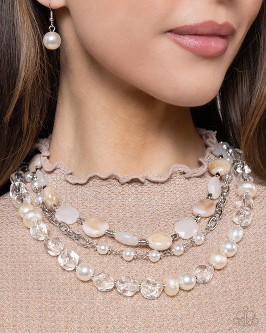 Essential Elegance - White Necklace