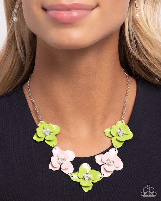 Pastel Pizzazz - Green Necklace