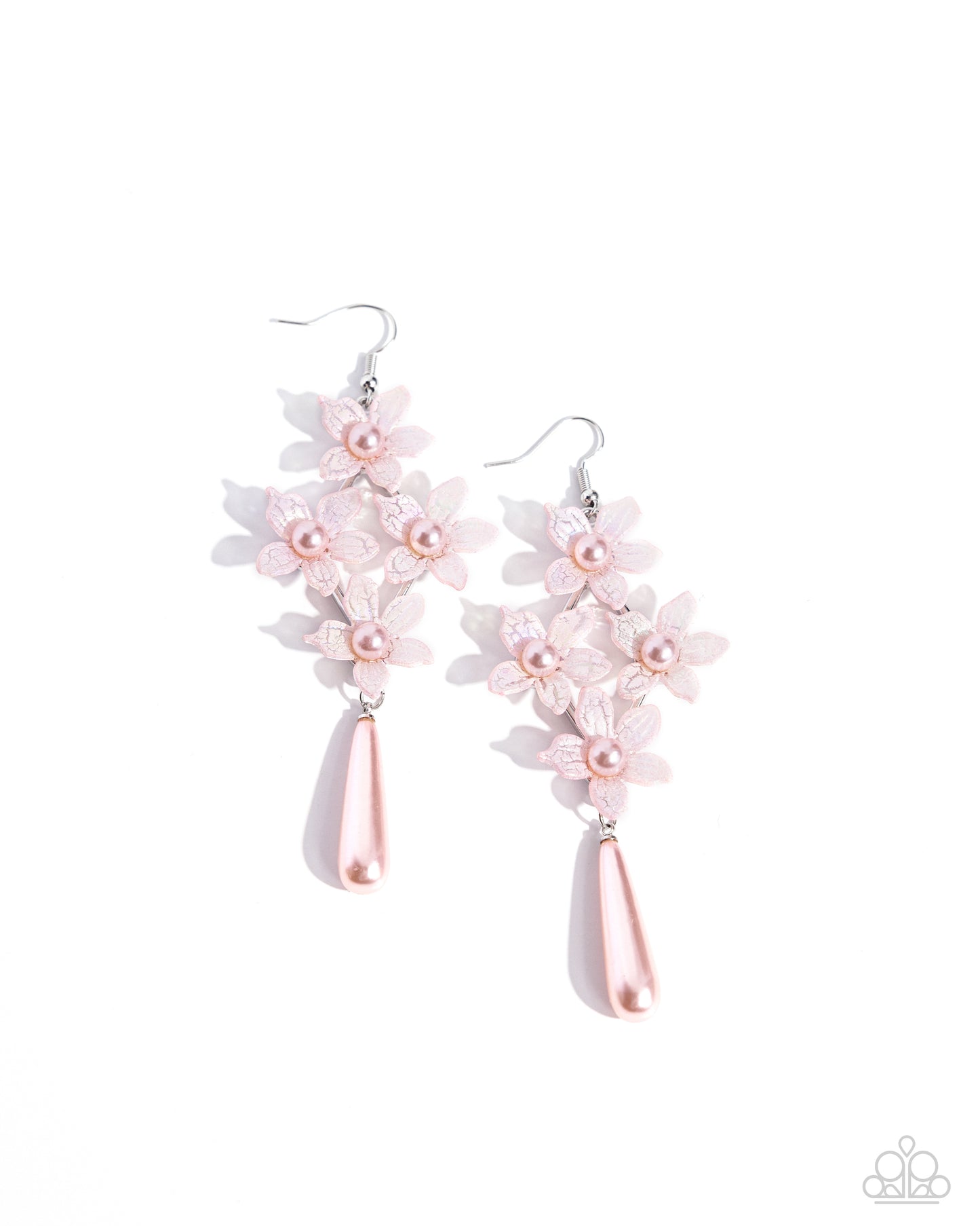 Vintage Veining - Pink Earring