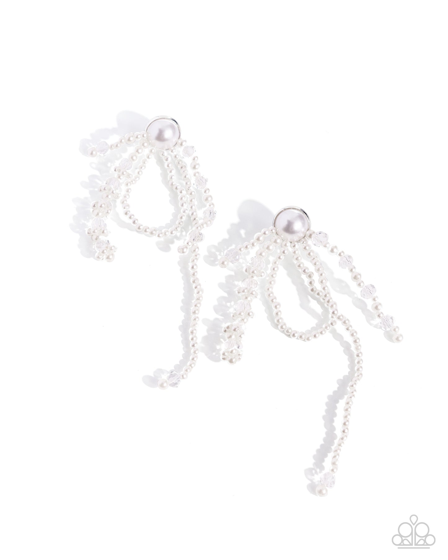 Promising Pearls - White Earring