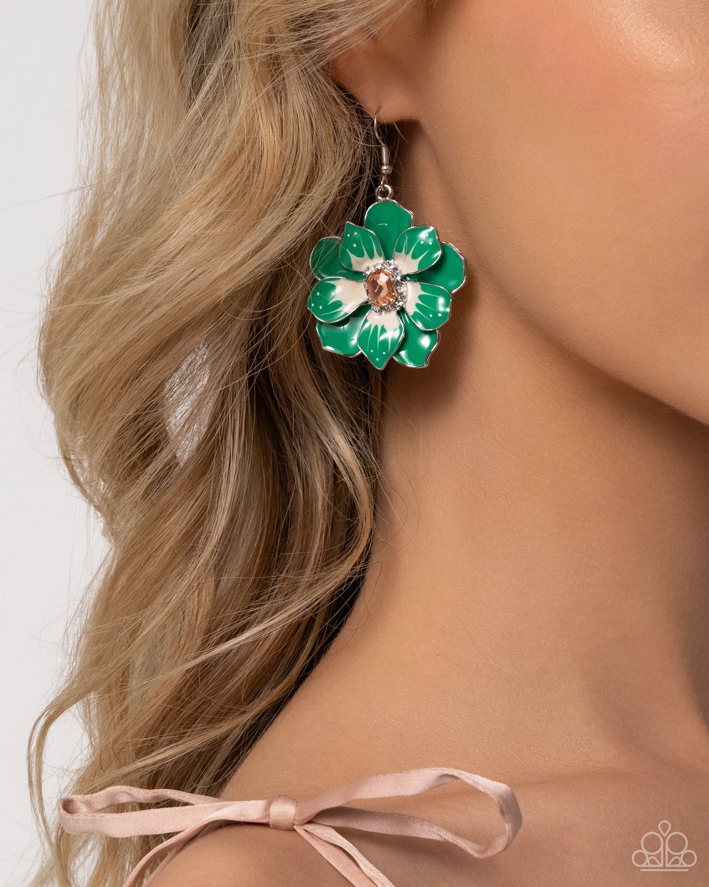 Tropical Treasure - Green Earring