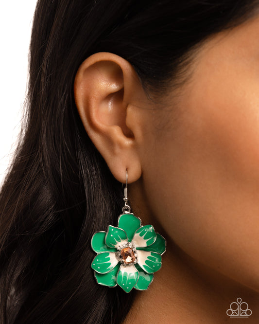 Tropical Treasure - Green Earring