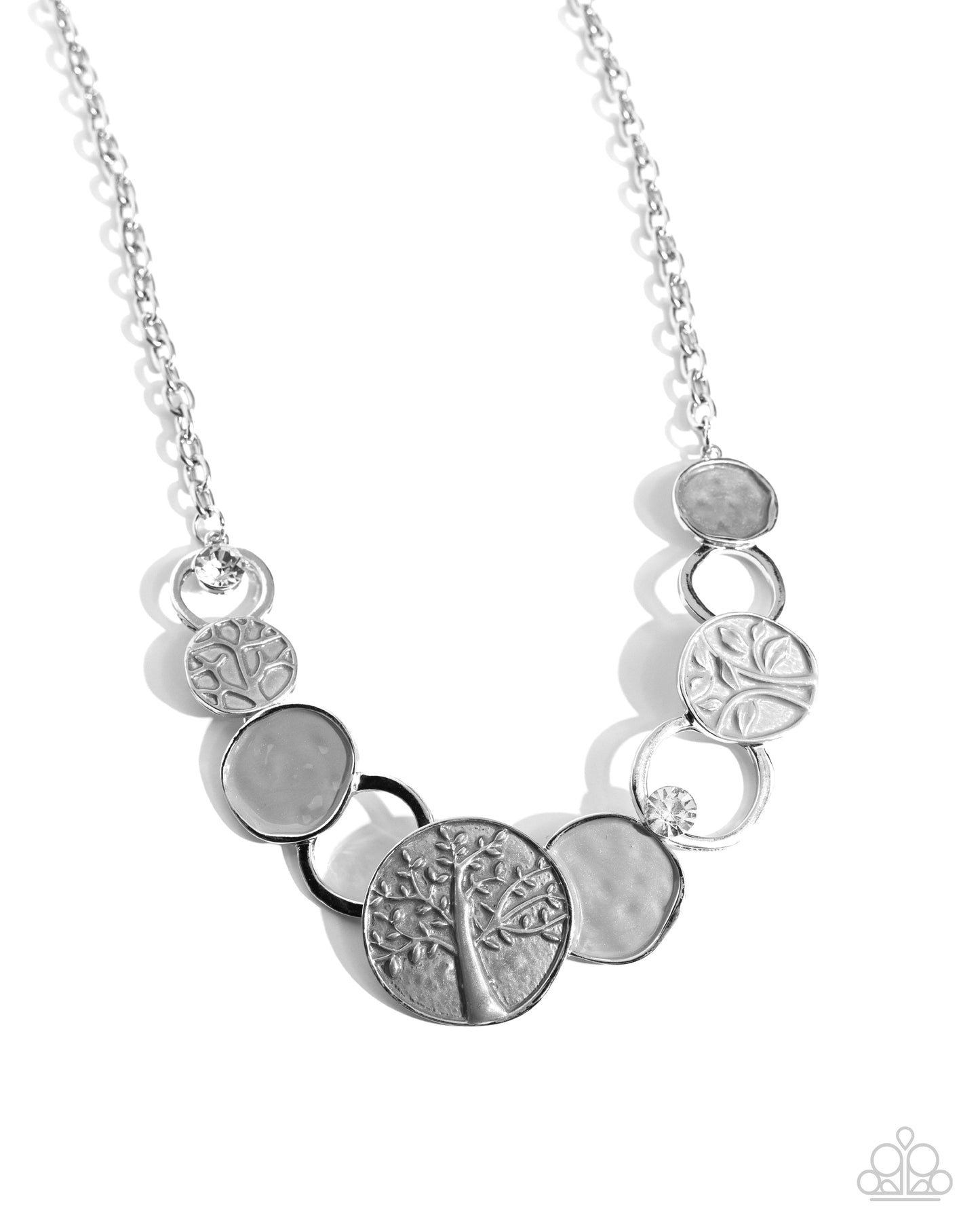 Forest Fling - Silver Necklace