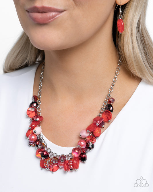 Offbeat Ofrenda - Red Necklace