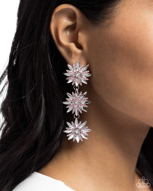 Petaled Princess - Pink Earring