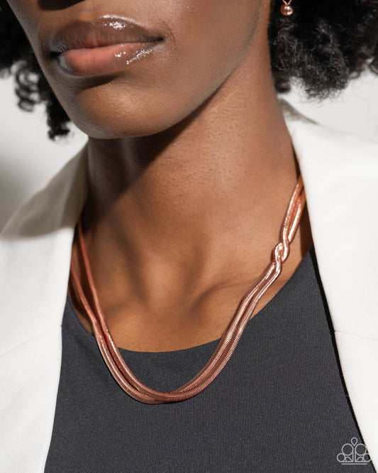 Tasteful Time - Copper Necklace