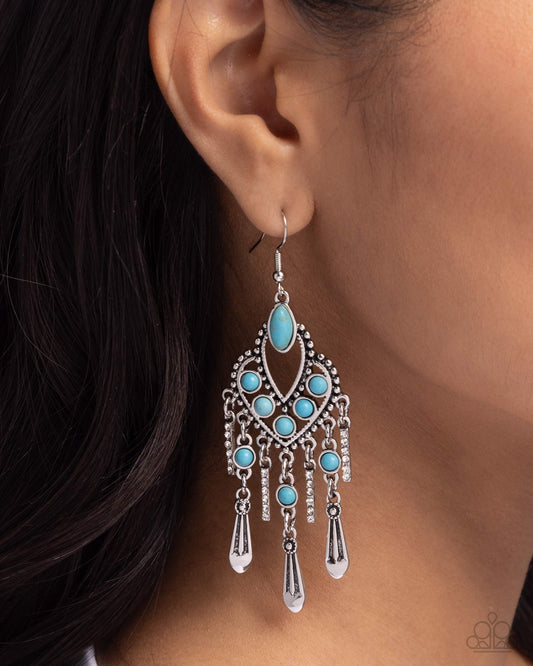 Naturally Vintage - Blue Earring