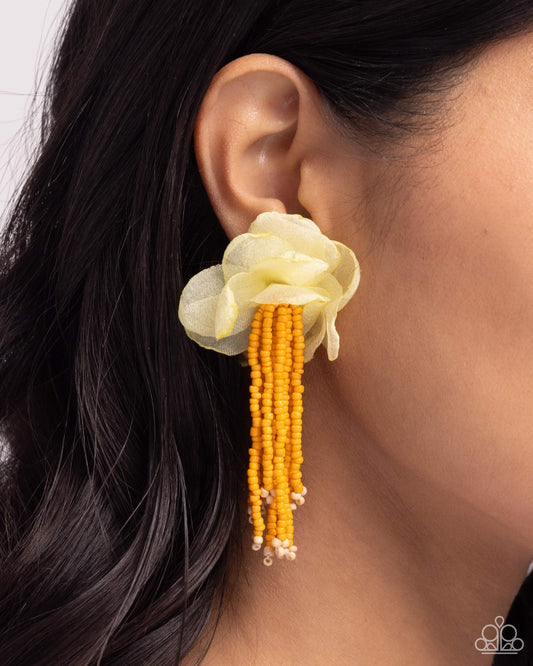 Cinderella Charisma - Orange Earring