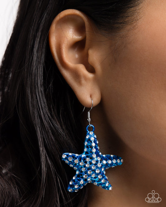 Skilled Starfish - Blue Earring