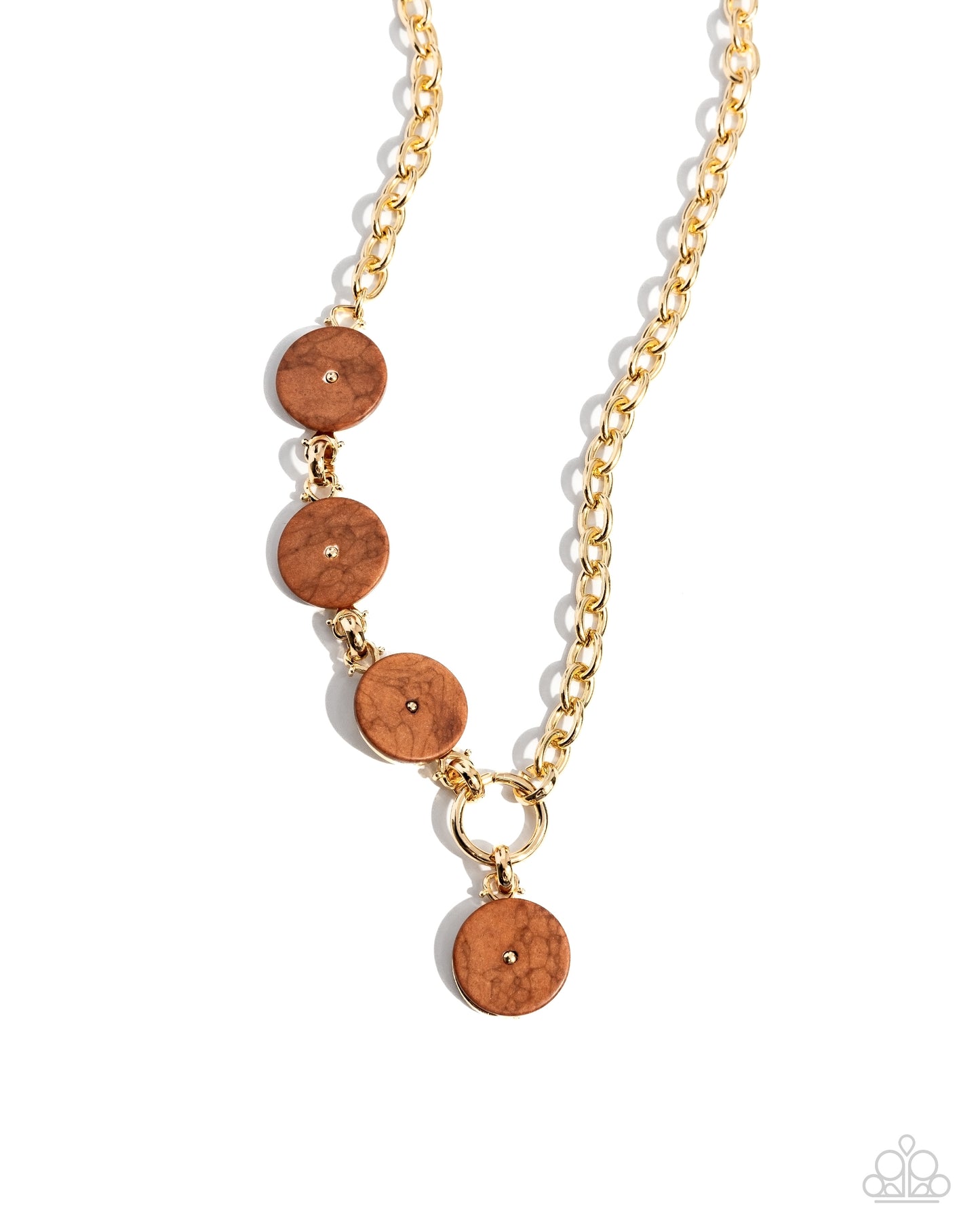 Savory Stone - Brown Necklace