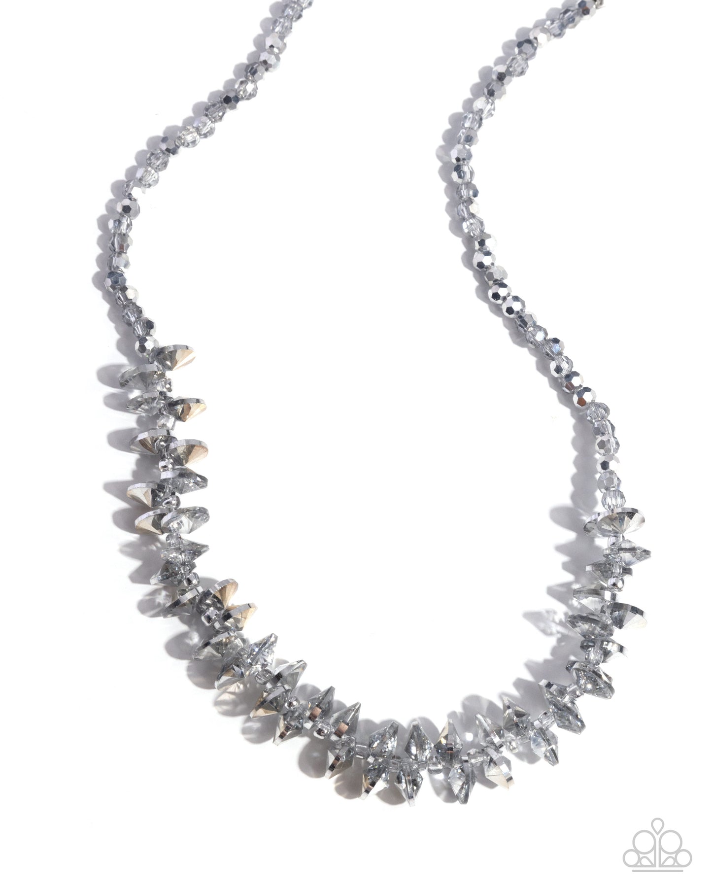 Flickering Fashion - Silver Necklace