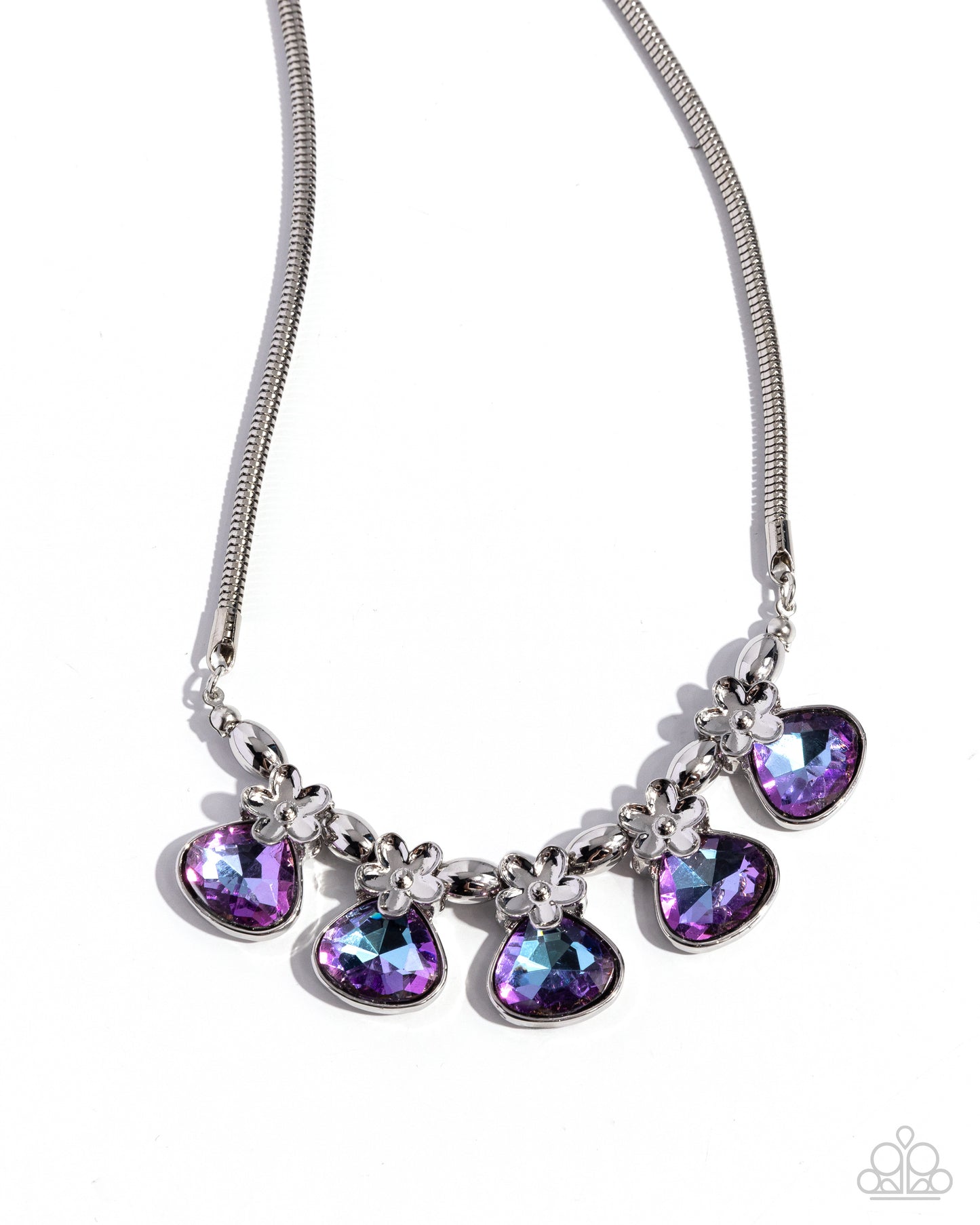 Teardrop Tribute - Purple Necklace