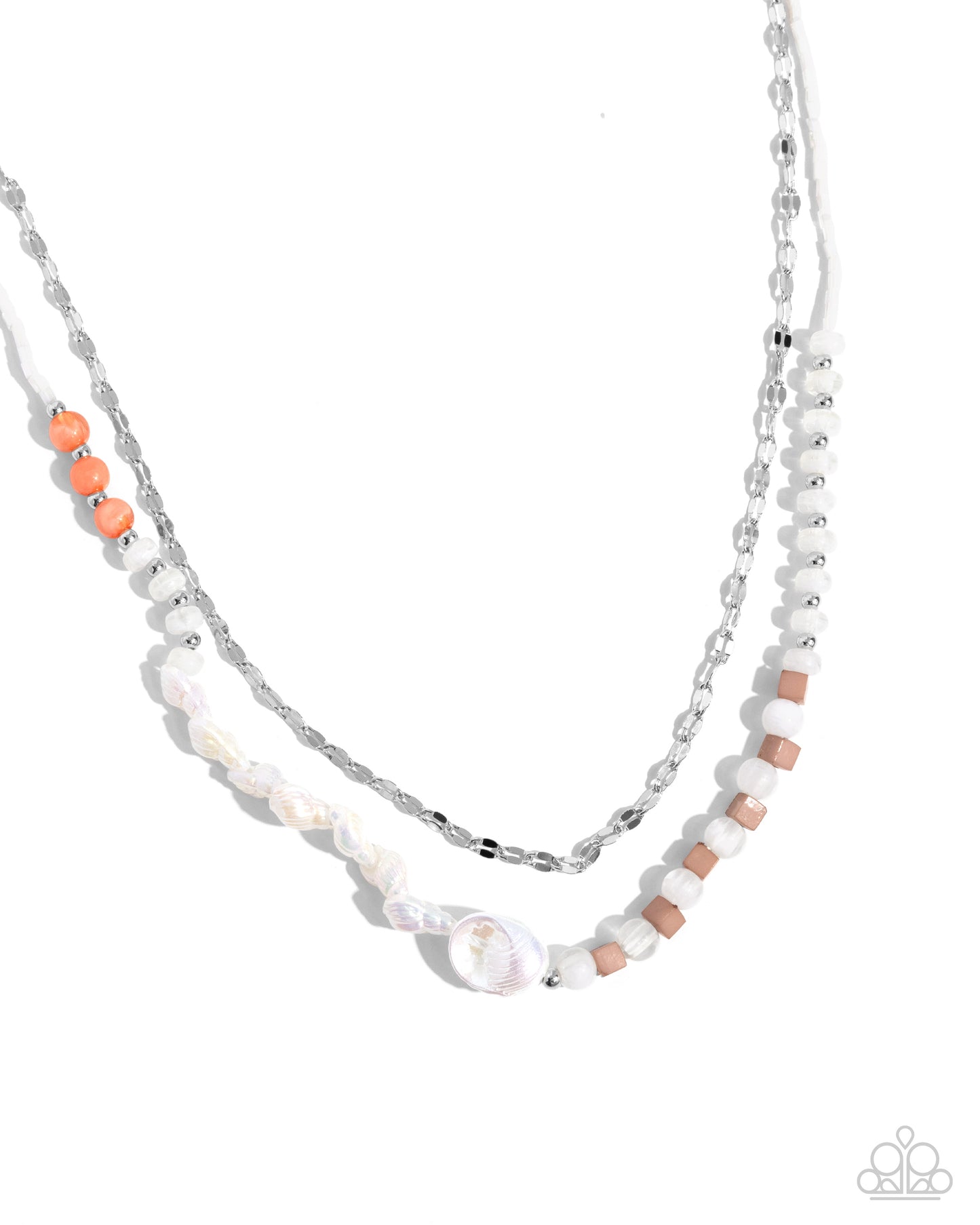 Realistic Range - White Necklace