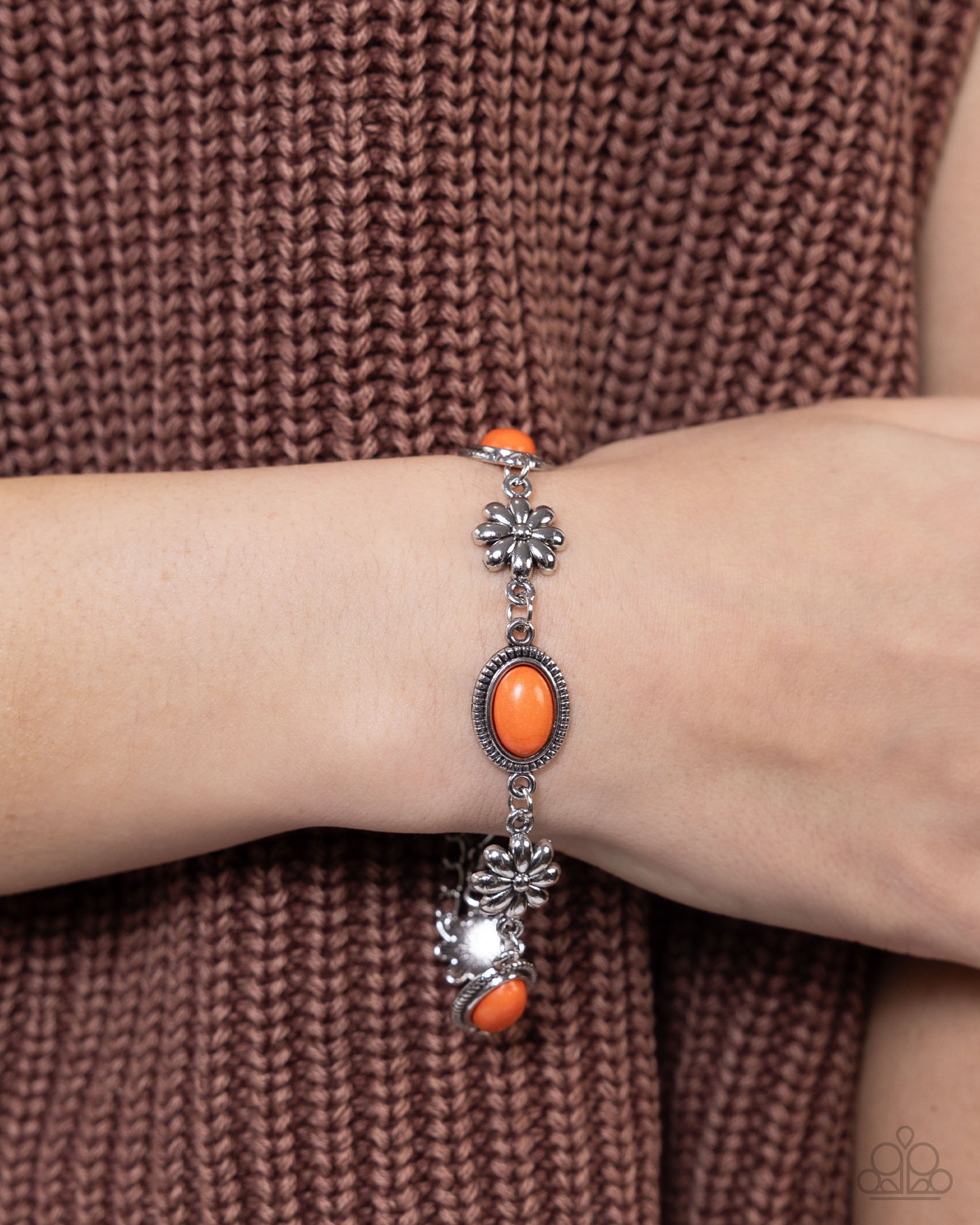 Earthy Estate - Orange Bracelet