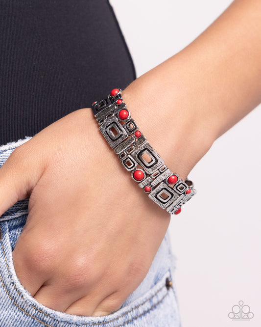 Forest Feel - Red Bracelet