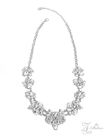 The Aleshia - White Pearl Silver - 2024 Zi Collection Necklace