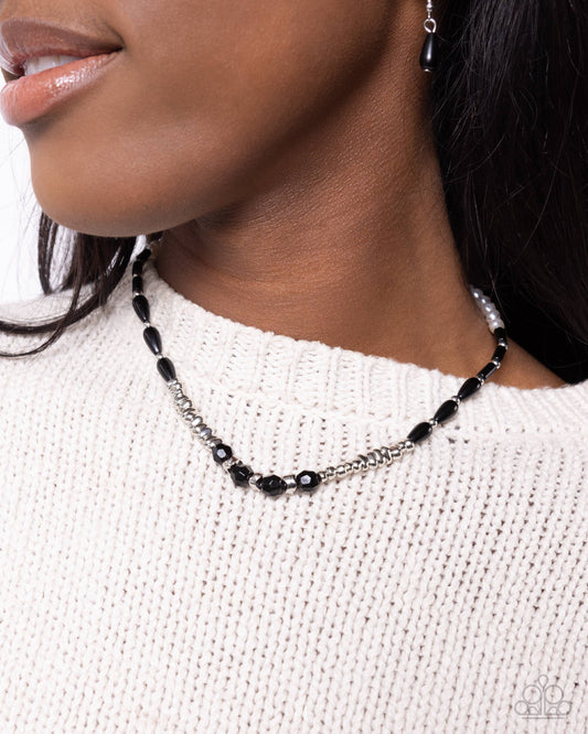 Dainty Diversity - Black Necklace