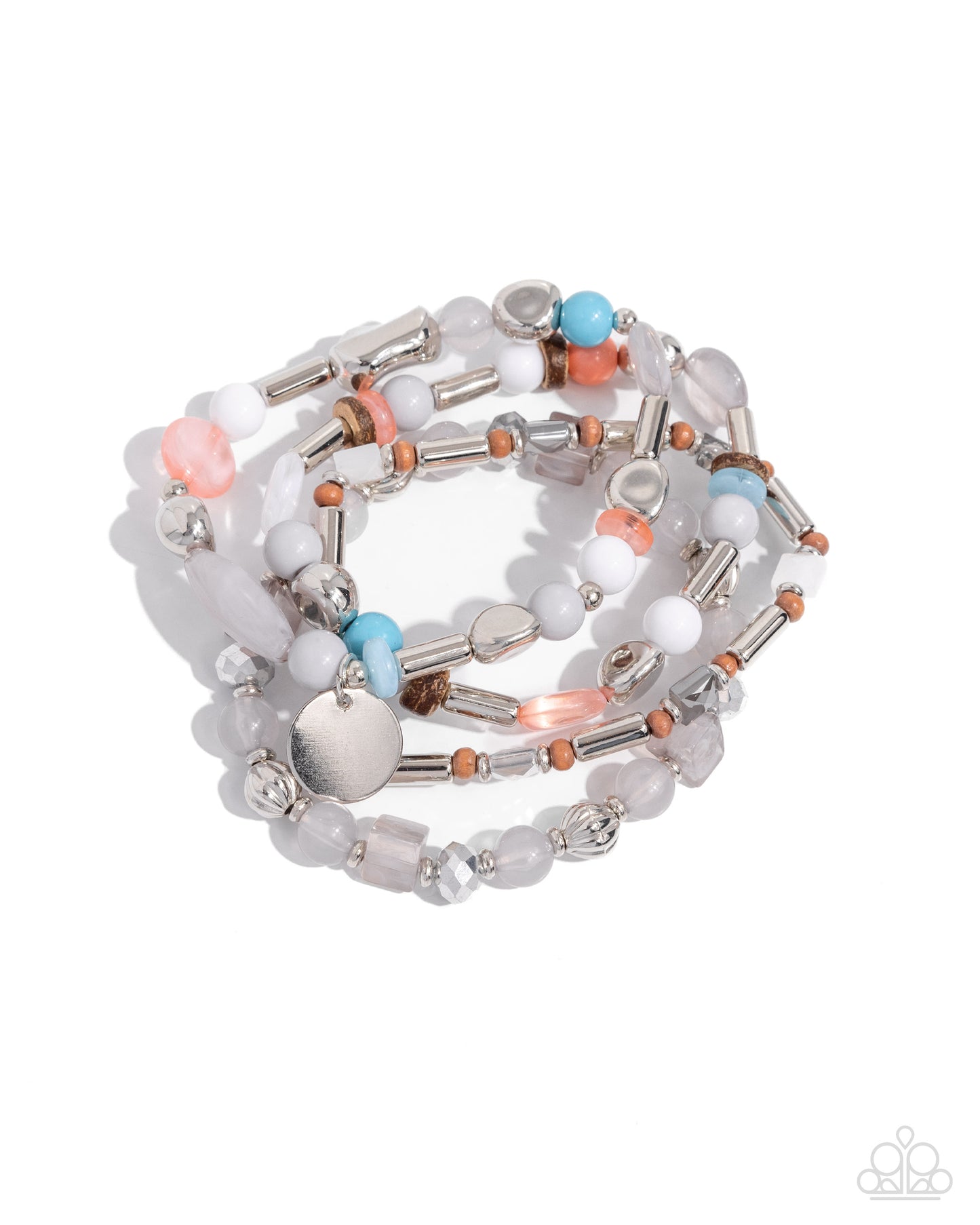 Cloudy Chic - Silver Bracelet