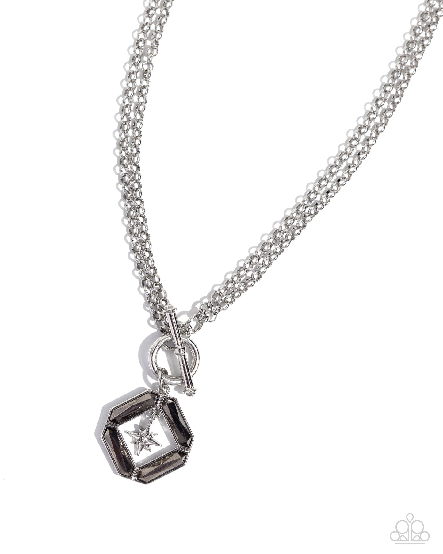 Compass Cadenza - Silver Necklace