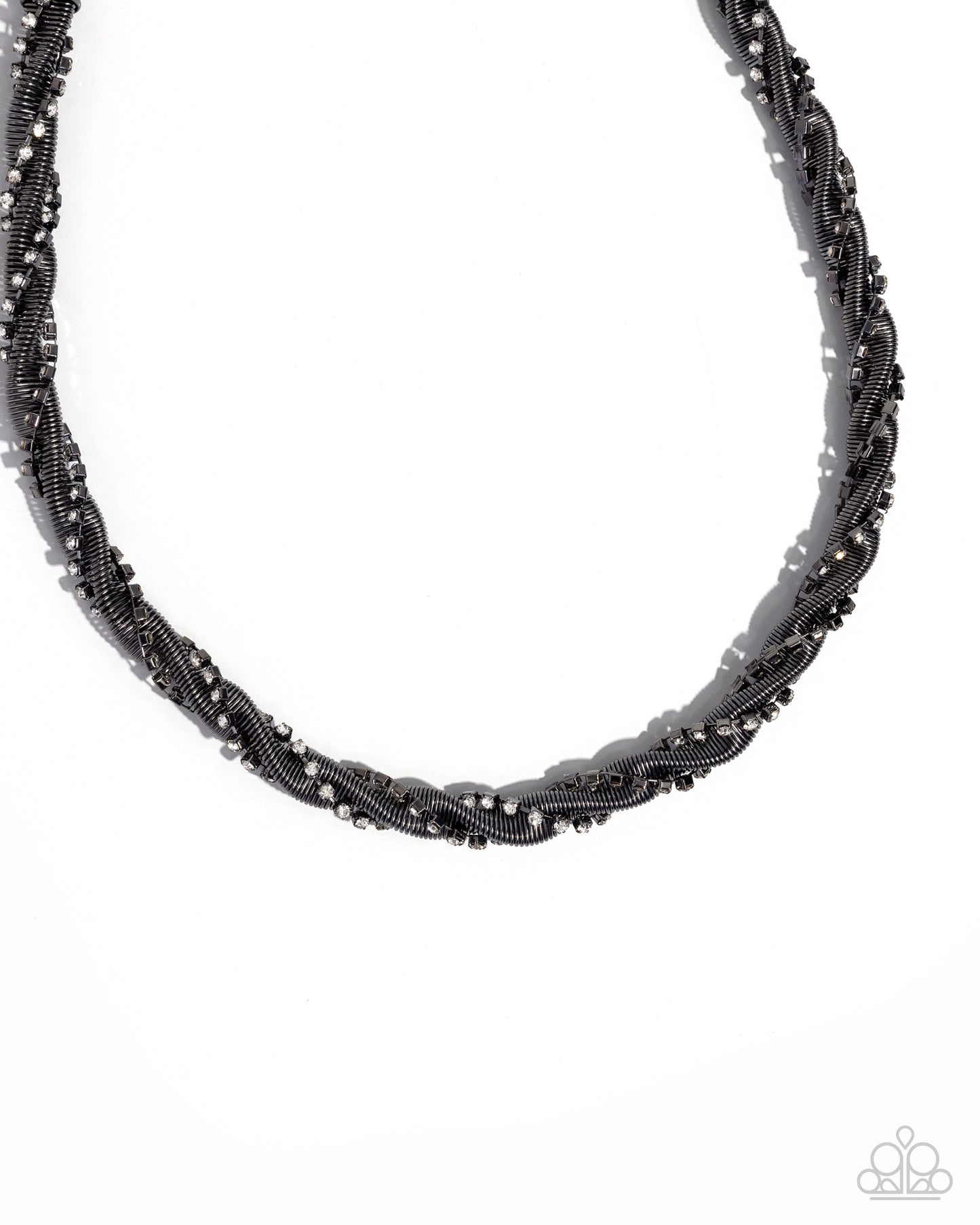 Candid Coils - Black Necklace