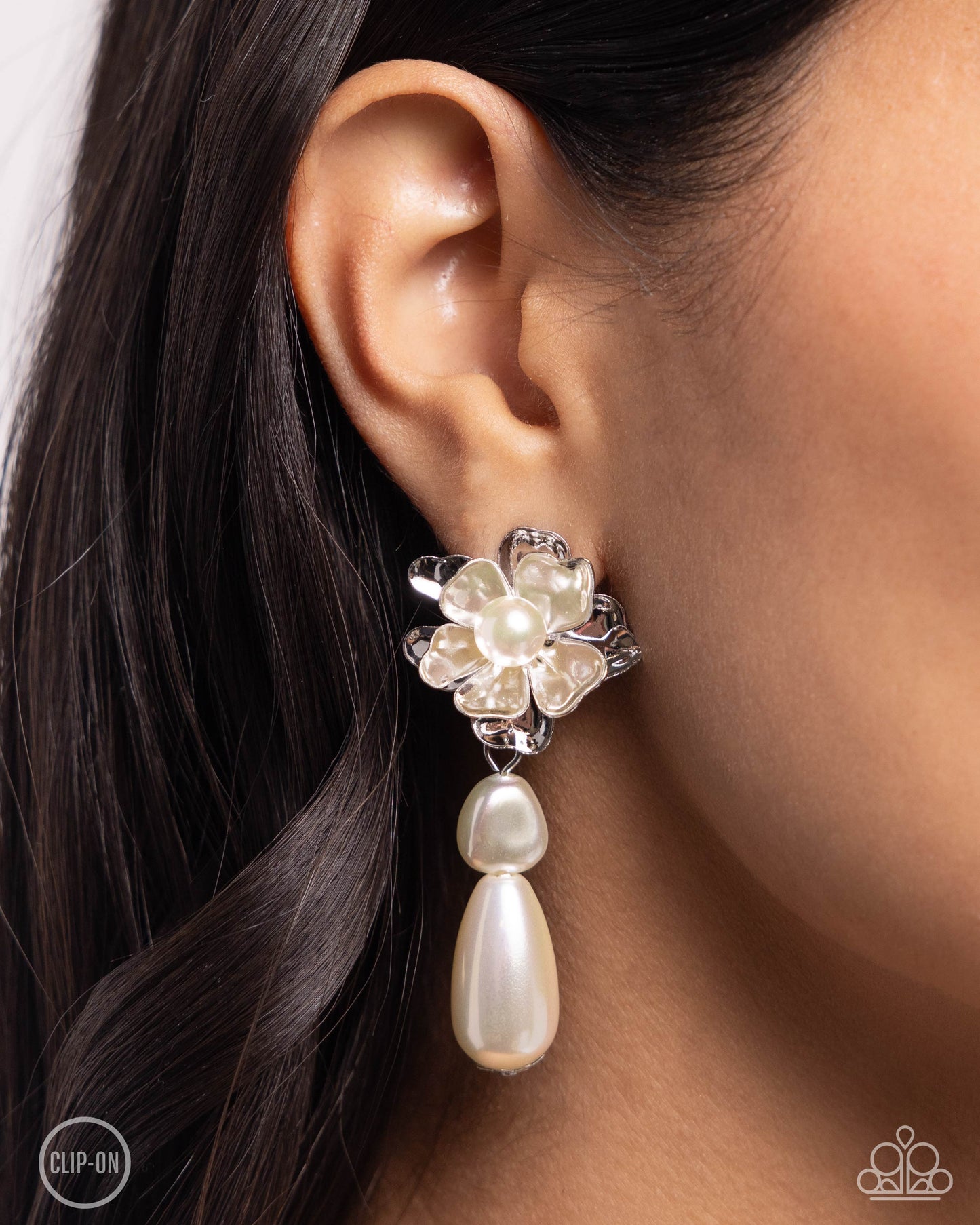 Esteemed Elite - White Earring