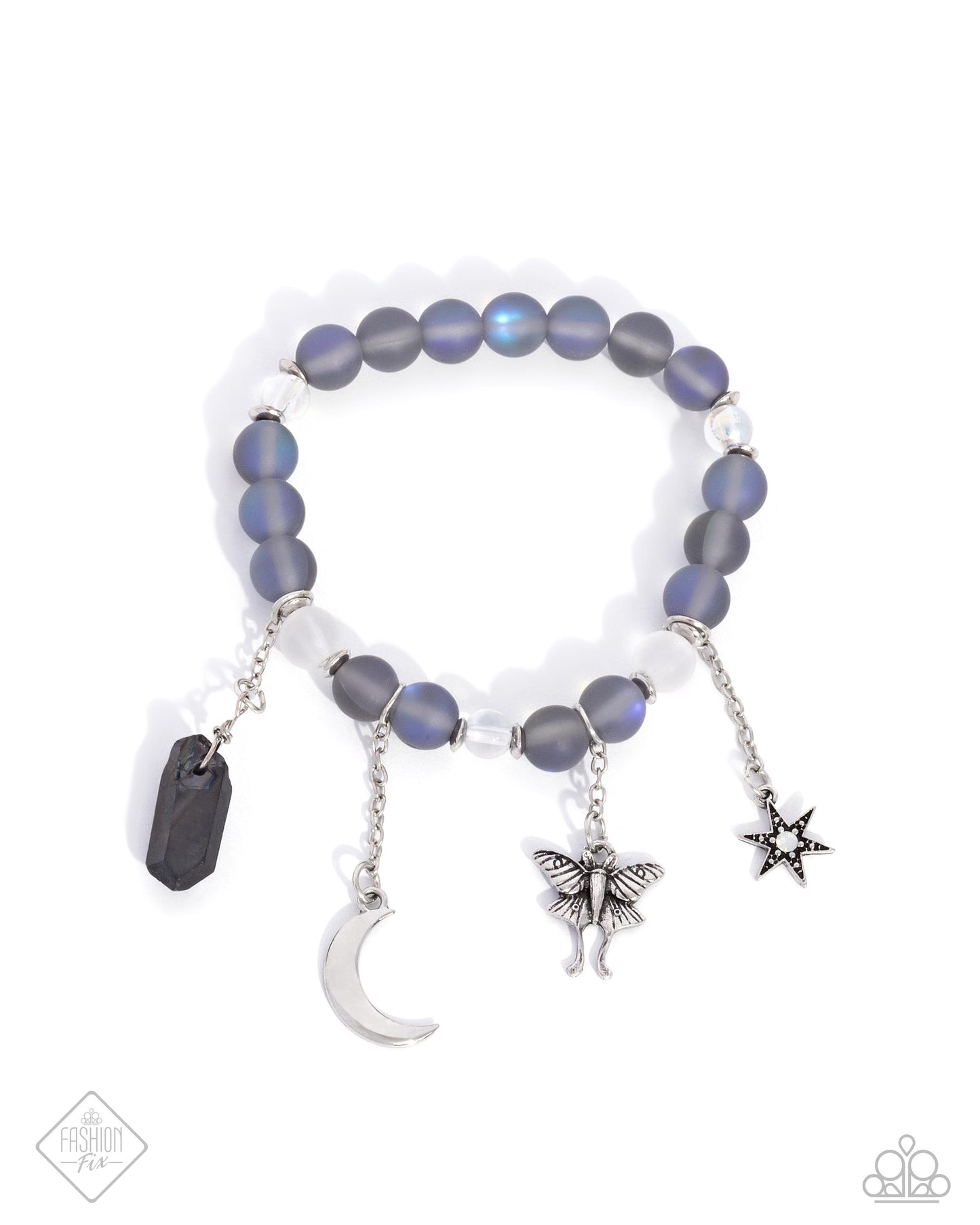 Moth Maestro - Blue Charm Bracelet - Exclusive Fashion Fix June 2024