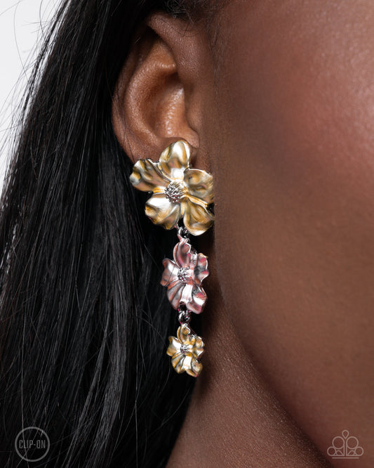 Balanced Bouquet - Yellow Earring