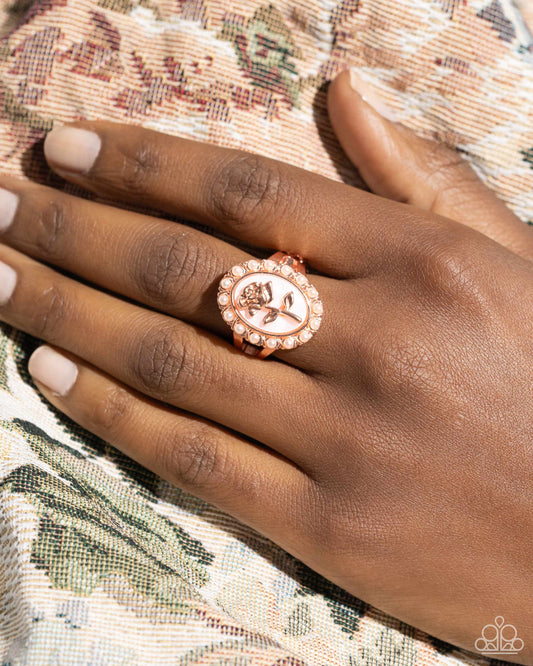 Rosy Reminder - Copper Ring