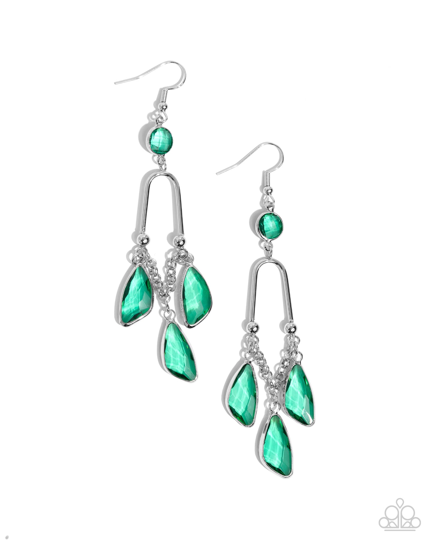 Winged Wardrobe - Green Earring