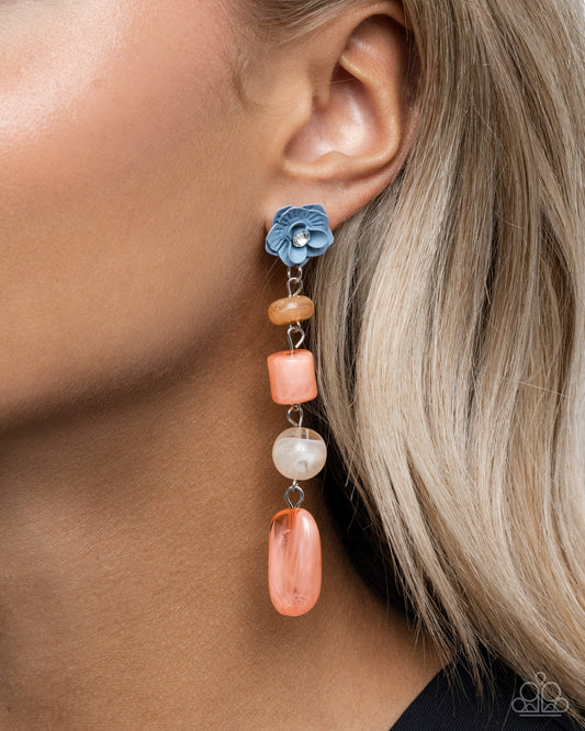 Meditative Magic - Orange Earring